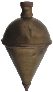 Tower & Lyon, New York, New York: "Perfection" Brass Pat. Plumb Bob