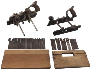 Stanley Rule & Level: Two Partial Combin Woodworking Planes