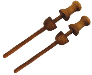 Unmarked: Pair Of Violin Mkrs. Screw Clamps