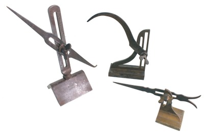Unmarked: Three 19th C. Mach. Surface Gauges