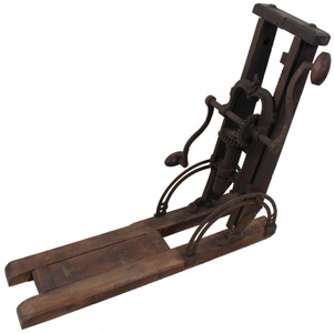 Unmarked: Early Cast Iron Boring Machine