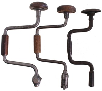 Assorted Makers: Three Early Patent Bit Braces