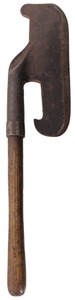 Unmarked: 18th Century Form French Hewing Axe