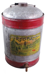 R.E. Chapin Manufacturing Works, Batavia, New York: "Red Band" Galvanize Iron Can