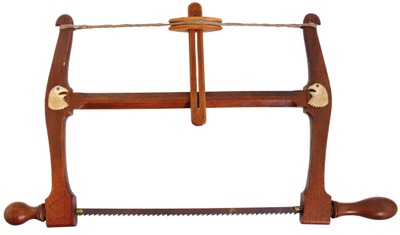 Unmarked: Showy Wooden Turning Saw
