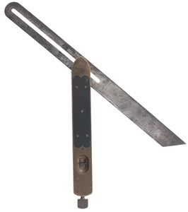 St. Johnsbury Tool Company, St. Johnsbury, Vermont: Rosewood & Brass Bevel