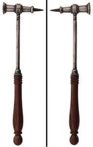 Unmarked: Showy R'wood & Ger. Silver "Barrister" |