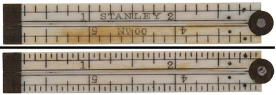 Stanley Rule & Level, No. 00: 6 Inch, Two Fold Folding Rule