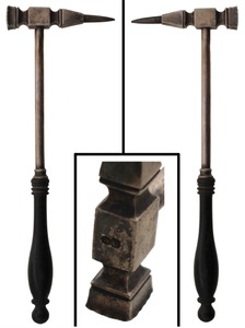 Unmarked: Showy Ebony & Ger. Silver "Barrister" |