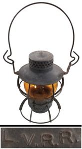 Dressel, Arlington, New Jersey: Orig. Lehigh Valley Railroad Lantern
