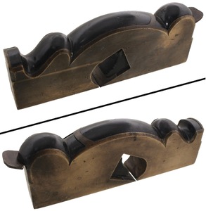 Unmarked: Ebony Infill Bronze Shoulder Plane