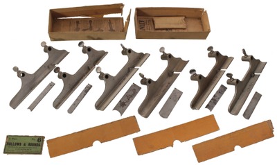 Stanley Rule & Level, No. 6/10/12: 3 Prs. Of Hollow & Round Bases