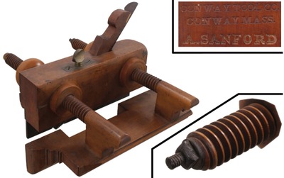 Conway Tool Company, Conway, Massachusetts: Extra Clean Unhdld. B'wood Plow Plane