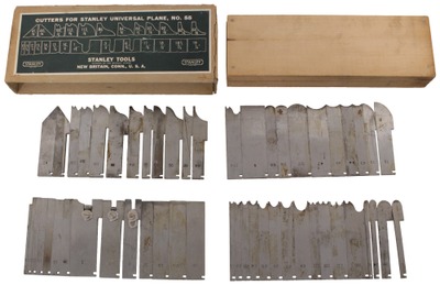 Stanley Rule & Level: Full Set Of No. 55 Cutting Iron