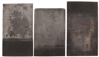 Stanley Rule & Level: Coll. Of All Three "Toothing" Scraperns
