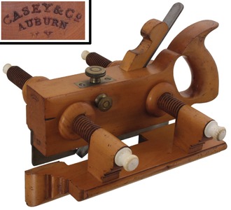 Casey & Company, Auburn, New York: Handled Boxwood Plow Plane