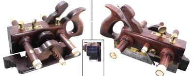 Ohio Tool Company, Columbus, Ohio, No. 111: Rosewood Ivory Tip Plow Plane