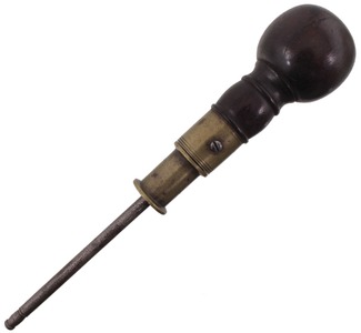 Unmarked: Early Rosewood & Brass Bow Drill