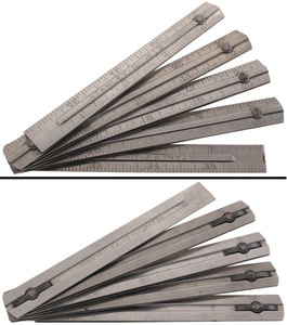 Stanley Rule & Level, No. 413: Rare Aluminum Folding Rule
