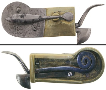 Unmarked: Early Hand Forged Veterinary "Fleam"