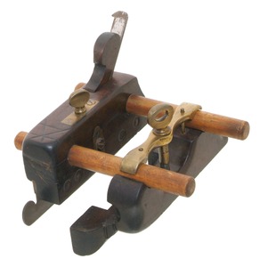 Unmarked: Solid Rosewood Bridle Plow Plane