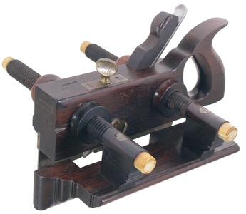 W.W. Miller, St. Louis, Missouri, No. 105: Handled Rosewood Plow Plane