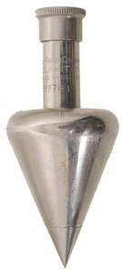 Goodell-Pratt Company, Greenfield, Massachusetts, No. 783: Rare Nickel Plated Engineer's Plumb Bob