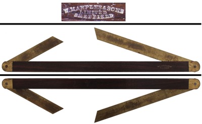 Wm. Marples & Sons, Hibernia Works, Sheffield, England, No. 1321: Rosewood Shipwrights Bevel
