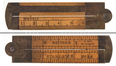 Stanley Rule & Level, No. 36 (E&M): Six-Inch/Two-Fold Folding Rule