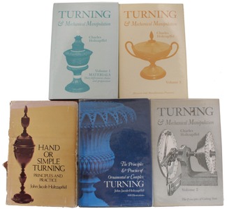 Holtzapfel & Company, London, England: Full Set Of Five Orn Latheeference Books