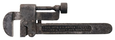 True Manufacturing Company, Brockton, Massachusetts: Rare "Columbia" 5" Nut Wrench