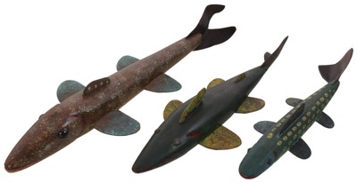 Robert Lindner, Clarence, New York: Chatauqua Lake Patte Spear Fishing Decoys