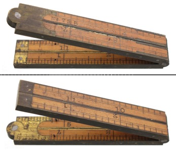 Stephens & Company, Riverton, Connecticut, No. 75: One Foot, Four Fold Folding Rule