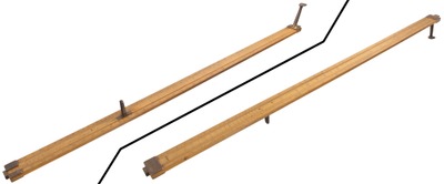Dring & Fage, London (England): Unusual Boxwood Customs Slide Rule