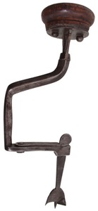 Unmarked: Early Forged Iron Bit Brace