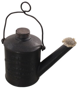 Taylor & Boggis, Cleveland, Ohio, No. 2: Early Cast Iron "Furnace Lamp"