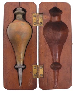Unmarked: Early Turned Brass Plumb Bob