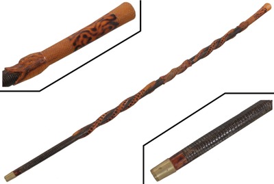 Unmarked: Carved Mexican Walking Stick