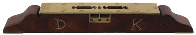 Unmarked: Fancy Mahogany & Brass Spirit Level