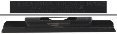 New Britain Hardare Manufacturing Company, New Britain, Connecticut: Neidl's Patent Plumb & Level