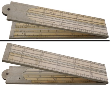 Stanley Rule & Level, No. 95: Half-Bound, Arch Folding Rule