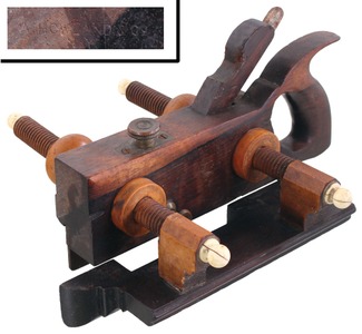 A. Howland & Company, Auburn, New York: Handled Rosewood Plow Plane