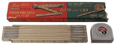 Stanley Rule & Level, No. HW-F UNIT: Zig Zag Rule And Tape Measure
