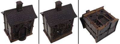 Grey Iron Casting Company, Springfield, Ohio: Cast Iron "Roof Bank" Still Bank