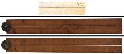 Clark & Company, Brattleboro, Vermont: "Hedge's Patent" Folding Rule
