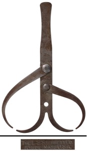 L.S. Starrett Company,  Athol, Massachusetts: Blacksmith's Double Caliper