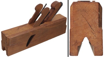 John Manners, Glasgow, Scotland: Rare Triple Iron Molding Plane