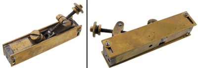 Unmarked: Fancy Brass & Iron Hollowing Plane