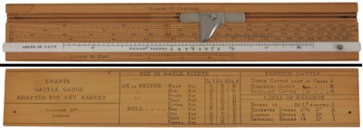 Raphaels, Ltd.: Ewart's Cattle Gauge Slide Rule