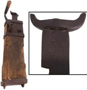 D.C.: Early Hand Forged Conestoga Wagon Jack